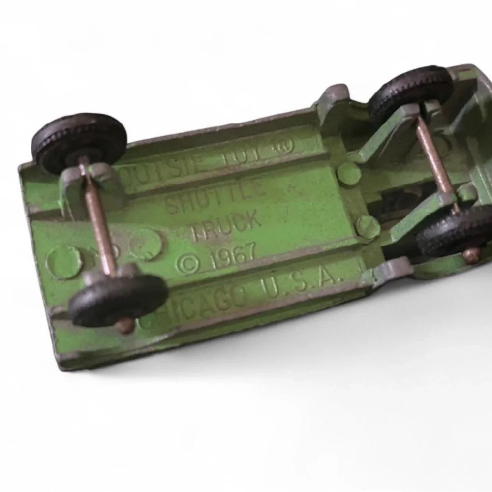 Tootsie Toy 1967 Shuttle Truck Green Die Cast Metal Chicago USA Vintage
